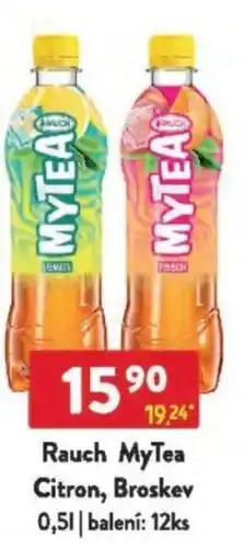 Qanto Rauch MyTea Citron, Broskev nabídka