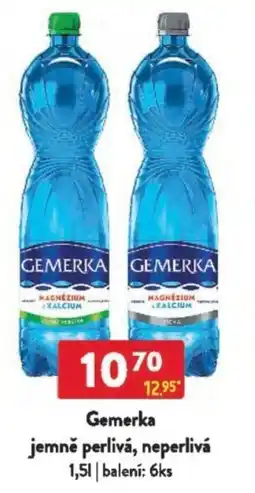 Qanto Gemerka jemně perlivá, neperlivá nabídka