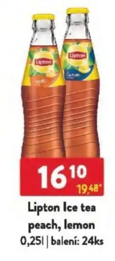 Qanto Lipton Ice tea peach, lemon nabídka