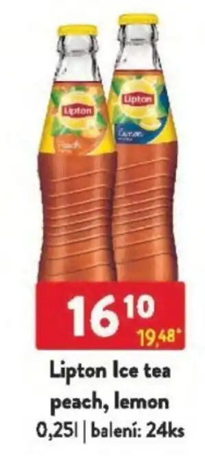 Qanto Lipton Ice tea peach, lemon nabídka