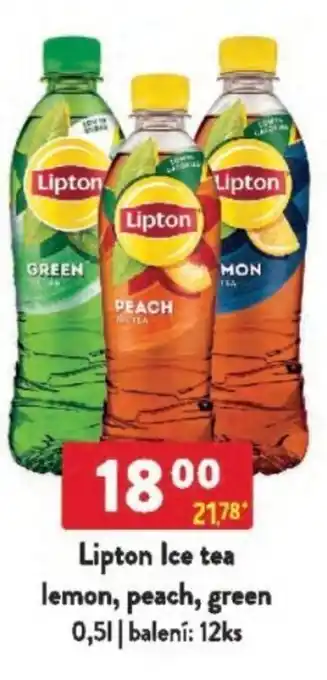 Qanto Lipton Ice tea lemon, peach, green nabídka