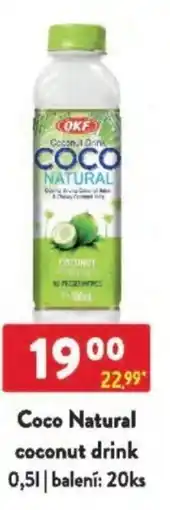 Qanto Coco Natural coconut drink nabídka