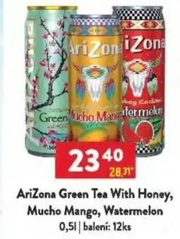 Qanto AriZona Green Tea With Honey, Mucho Mango, Watermelon nabídka