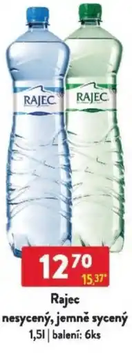 Qanto Rajec nesycený, jemně sycený nabídka