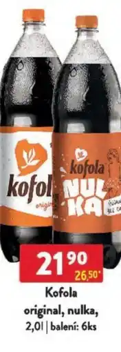 Qanto Kofola original, nulka nabídka