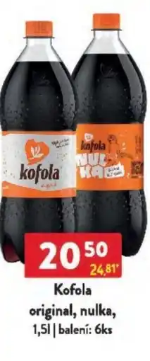 Qanto Kofola original, nulka nabídka