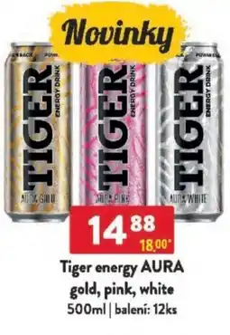 Qanto Tiger energy AURA gold, pink, white nabídka