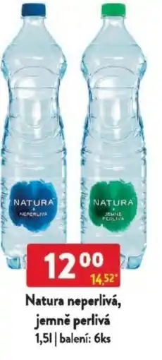 Qanto Natura neperlivá, jemně perlivá nabídka