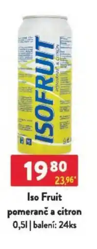 Qanto Iso Fruit pomeranč a citron nabídka