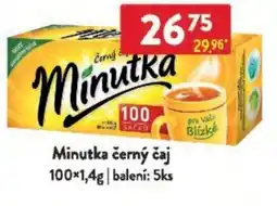 Qanto Minutka černý čaj nabídka
