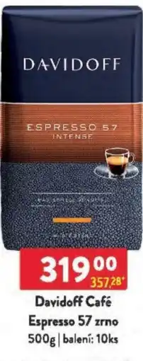 Qanto Davidoff Café Espresso 57 zrno nabídka