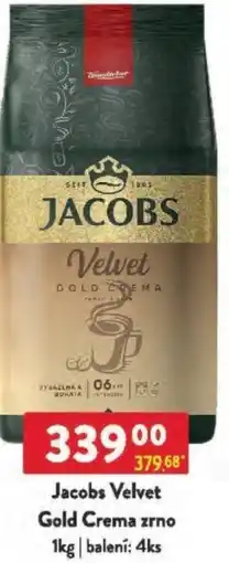 Qanto Jacobs Velvet Gold Crema zrno nabídka
