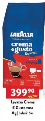 Qanto Lavazza Crema E Gusto zrno nabídka