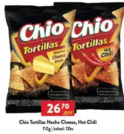 Qanto Chio Tortillas Nacho Cheese, Hot Chili nabídka