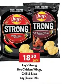 Qanto Lay's Strong Hot Chicken Wings, Chili & Lime nabídka