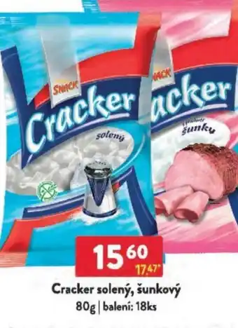 Qanto Cracker solený, šunkový nabídka