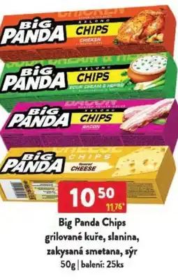 Qanto Big Panda Chips grilované kuře, slanina, zakysaná smetana, sýr nabídka
