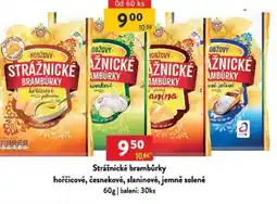 Qanto Strážnické brambůrky hořčicové, česnekové, slaninové, jemně solené nabídka