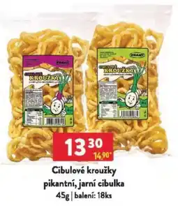 Qanto Cibulové kroužky pikantní, jarní cibulka nabídka