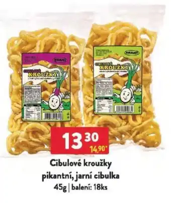 Qanto Cibulové kroužky pikantní, jarní cibulka nabídka