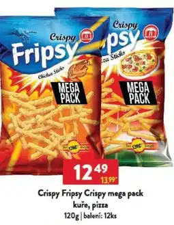 Qanto Crispy Fripsy Crispy mega pack kuře, pizza nabídka