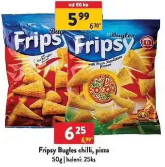 Qanto Fripsy Bugles chilli, pizza nabídka