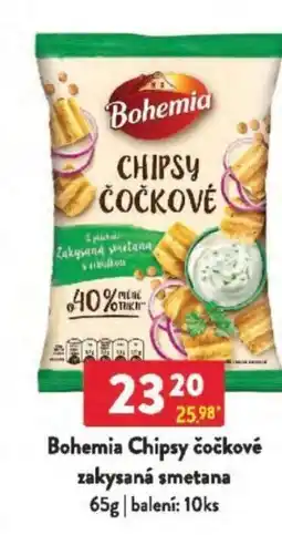 Qanto Bohemia Chipsy čočkové zakysaná smetana nabídka
