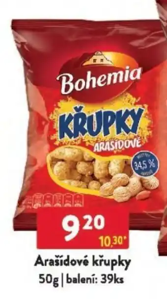 Qanto Bohemia Arašídové křupky nabídka