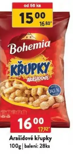 Qanto Bohemia Arašídové křupky nabídka