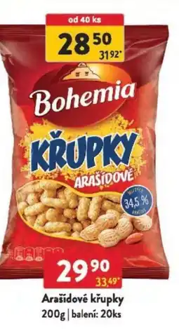 Qanto Bohemia Arašídové křupky nabídka
