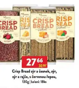Qanto Crisp Bread sýr a česnek, sýr, sýr a rajče, s červenou řepou nabídka