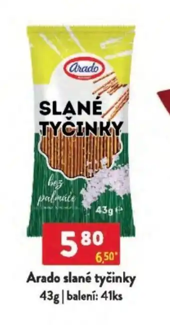 Qanto Arado slané tyčinky nabídka