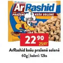 Qanto ArRashid kešu pražené solené nabídka