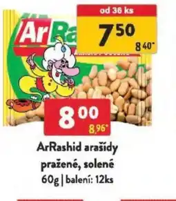 Qanto ArRashid arašídy pražené, solené nabídka