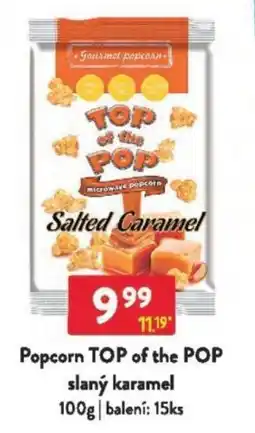 Qanto Popcorn TOP of the POP slaný karamel nabídka