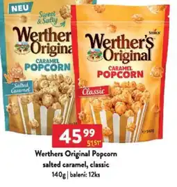 Qanto Werthers Original Popcorn salted caramel, classic nabídka