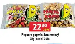 Qanto Popcorn popmix, karamelový nabídka