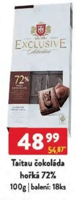 Qanto Taitau čokoláda hořká 72% nabídka