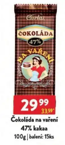 Qanto Čokoláda na vaření 47% kakaa nabídka