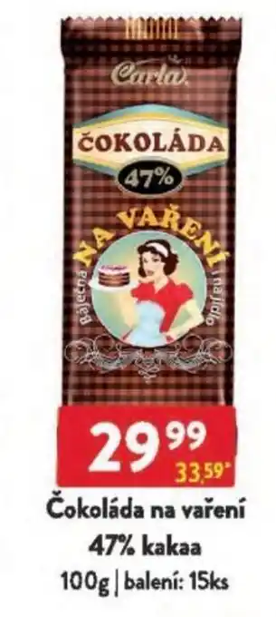 Qanto Čokoláda na vaření 47% kakaa nabídka