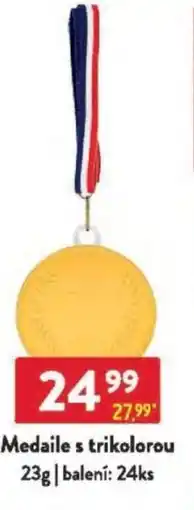 Qanto Medaile s trikolorou nabídka