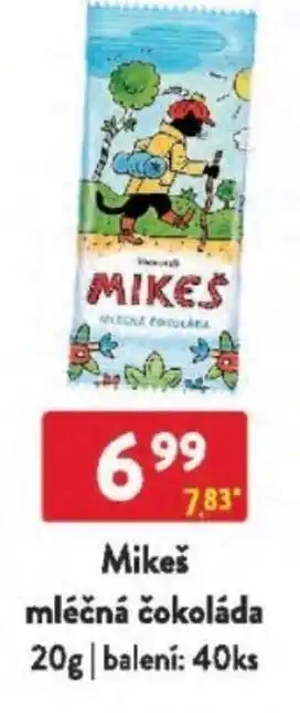 Qanto Mikeš mléčná čokoláda nabídka