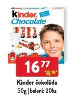 Qanto Kinder čokoláda nabídka