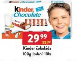 Qanto Kinder čokoláda nabídka