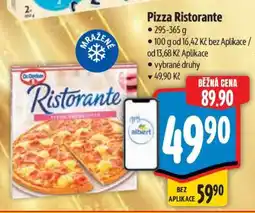 Albert Pizza Ristorante nabídka