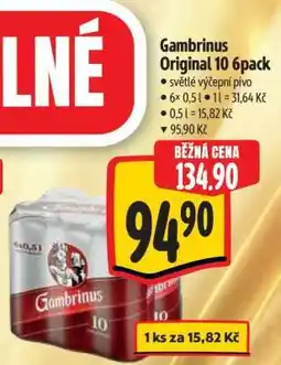 Albert Gambrinus Originál 10 6pack nabídka