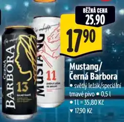 Albert Mustang Černá Barbora nabídka