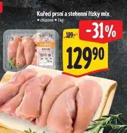 Albert Kuřecí prsí a stehenní řízky MIX nabídka