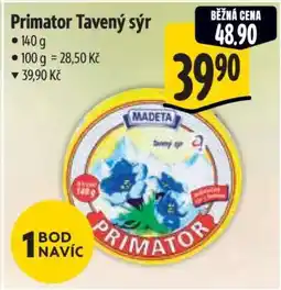 Albert Primator tavený sýr nabídka