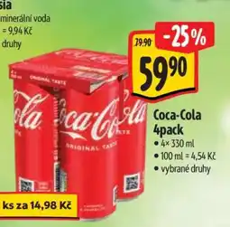 Albert Coca-Cola 4pack nabídka